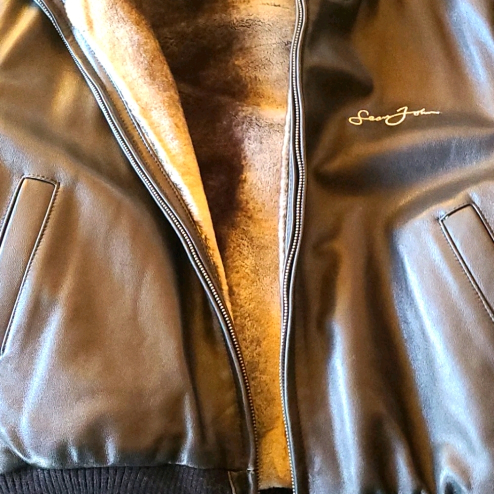 WOMENS SEAN JOHN HEAVY BOMBER JACKET